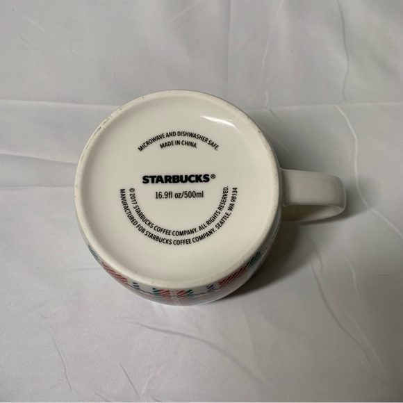Starbucks Festive Plaid Mug - Red, Green, and White - Picture 5 of 7